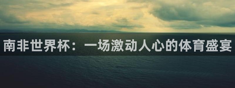 世界杯预选赛排名：南非世界杯：一场激动人心的体育盛宴