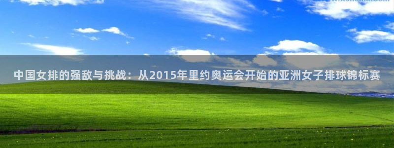 亚洲区世界杯预选赛：中国女排的强敌与挑战：从2015年里约奥运会开始的亚洲女子排球锦标赛
